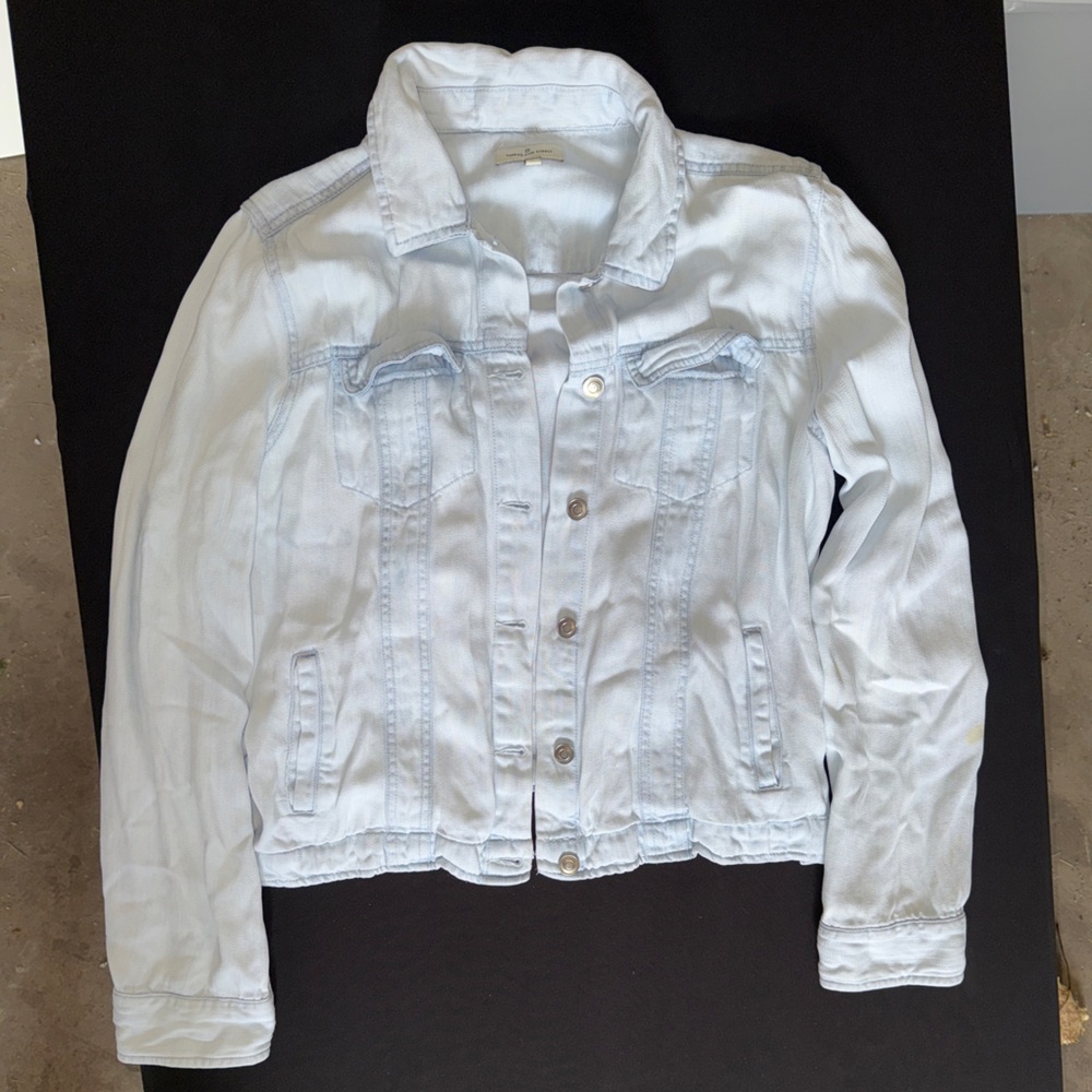 Thread & Supply Sky Blue Soft Loose Jean Jacket